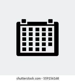 calendar icon, vector best flat icon, EPS