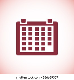 calendar icon, vector best flat icon, EPS