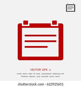 Calendar icon, vector best flat icon, EPS