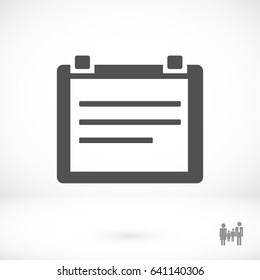 Calendar icon, vector best flat icon, EPS