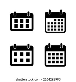 Calendar icon vector. Calender sign and symbol. Schedule icon symbol