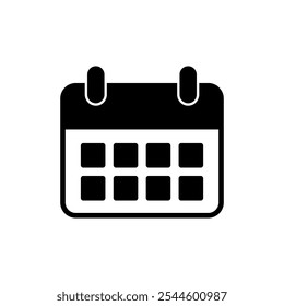 Calendar icon vector. Calender sign and symbol. Schedule icon symbol