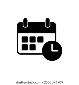 Calendar icon vector. Calender sign and symbol. Schedule icon symbol