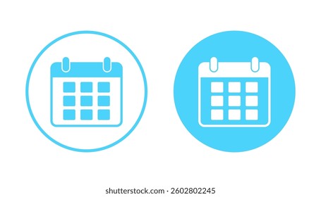 Calendar icon vector. Calender sign and symbol. Schedule icon symbol