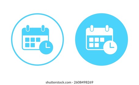 Calendar icon vector. Calender sign and symbol. Schedule icon symbol