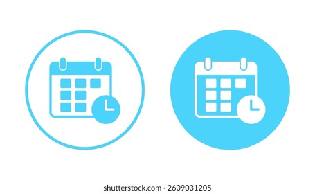 Calendar icon vector. Calender sign and symbol. Schedule icon symbol