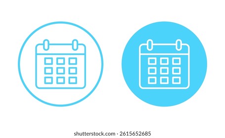 Calendar icon vector. Calender sign and symbol. Schedule icon symbol