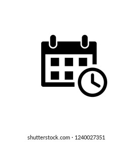 calendar icon vector. Calender symbol