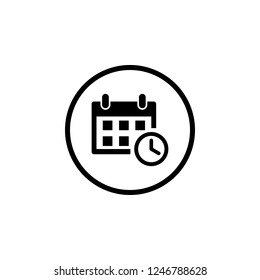 calendar icon vector. Calender symbol