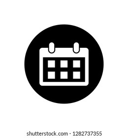calendar icon vector. Calender symbol