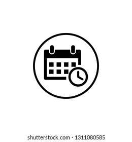 calendar icon vector. Calender symbol