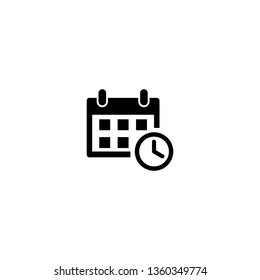 calendar icon vector. Calender symbol