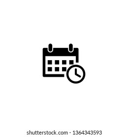 calendar icon vector. Calender symbol