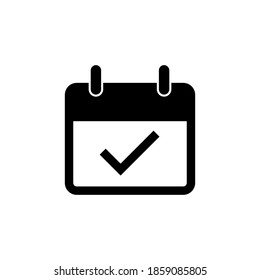 Calendar icon vector. Calender symbol. calendar vector icon