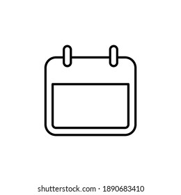 Calendar icon vector. Calender symbol. calendar vector icon