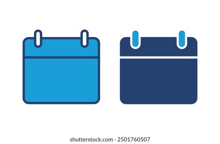 Calendar icon vector. Calender symbol. calendar vector icon