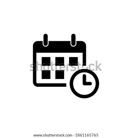 Calendar icon vector. Calender symbol. calendar vector icon