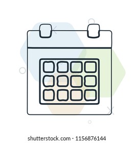 Calendar icon vector can be used as png, Calendar
