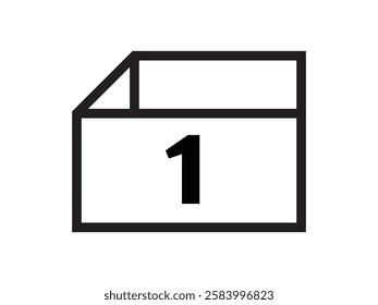 Calendar icon vector date 1