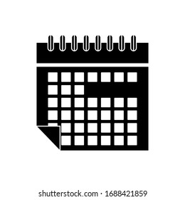 Calendar icon vector. date illustration sign. month symbol.