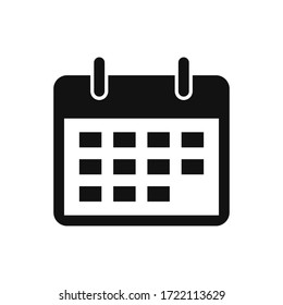 Vector de icono de calendario. Firma de fecha