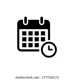 Calendar icon vector. Deadline, schedule icon symbol vector illustration