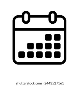 Calendar icon vector. Deadline, season icon , first day icon. 31 day,, last day	