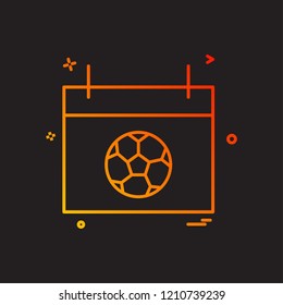 calendar icon vector design