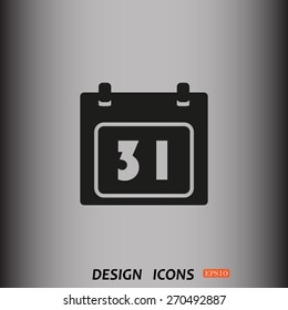 Calendar. icon. vector design
