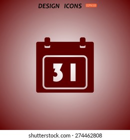 Calendar. icon. vector design