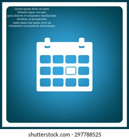 Calendar. icon. vector design