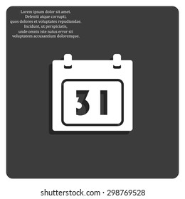 Calendar. icon. vector design