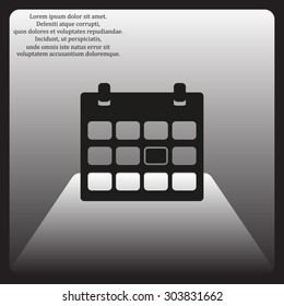 Calendar. icon. vector design