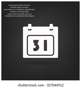 Calendar. icon. vector design