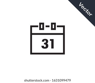 calendar icon vector design element logo template