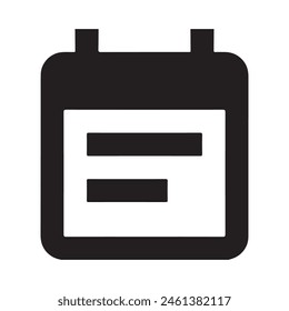 Calendar icon vector design in eps 10