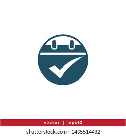 calendar icon vector design illustration template