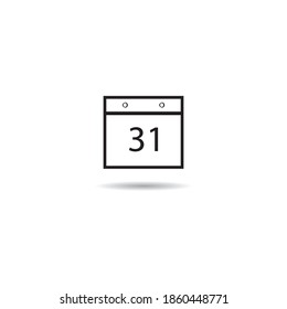 Icono de calendario ilustración de diseño vectorial,fondo.