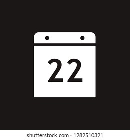 calendar icon. calendar vector design. sign design