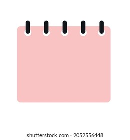 icono de calendario. diseño vectorial, adecuado para el uso de sitios web móviles.