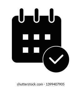 Calendar icon vector design template