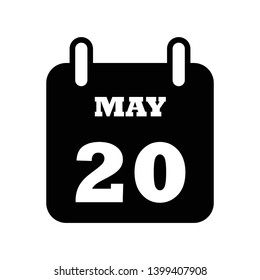 Calendar icon vector design template