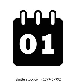 Calendar icon vector design template
