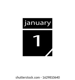 Calendar icon vector design template