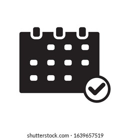 Calendar icon vector design template