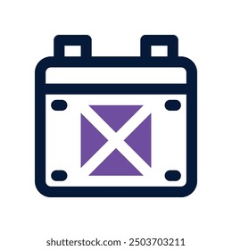 calendar icon. vector dual tone icon for your website, mobile, presentation, and logo design.