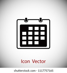 Calendar icon vector, Vector EPS 10 illustration style