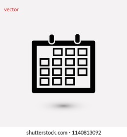 Calendar icon, 

Vector EPS 10 illustration style