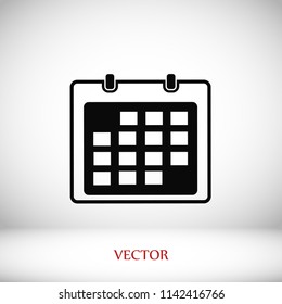 Calendar icon vector, Vector EPS 10 illustration style