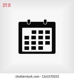 Calendar icon vector, Vector EPS 10 illustration style